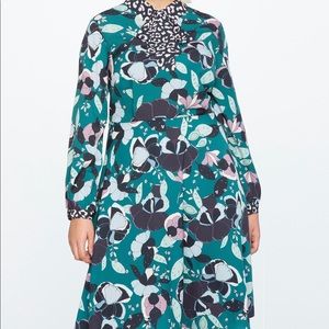 NWT Eloquii Mixed Pattern Dress - Size 20